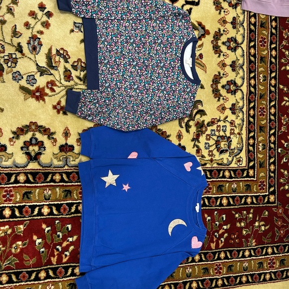 Crewcuts Other - Crewcuts Floral and Starry Kids Sweatshirts